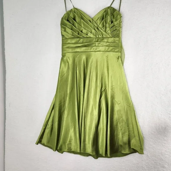 Lime | Dresses | Prom Dress Bridesmaid Lime Green Juniors Extra Large |  Poshmark
